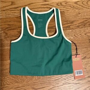 NWT Girlfriend Collective racer back sports bra. Size small.